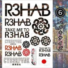 R3HAB タトゥーシール （カラー⑥Ver.）ULTRAJAPAN