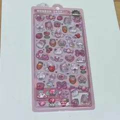 クーリア正規品　ボンボンドロップシール(ももいろボンボン)