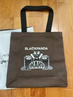 イオン ブラックフライデー グラニフコラボ　ブラックパンダ　トートバック