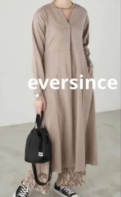 eversince エバーシンス　スウェット　ロング　ワンピース　春　秋　妊婦のサムネイル