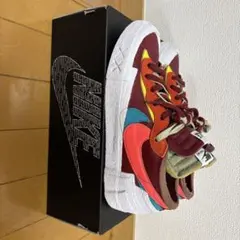 KAWS×sacai×NIKE Blazer Low Red
