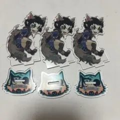 鬼滅の刃 獪岳ハロウィン アクリルスタンド アクスタ ×3