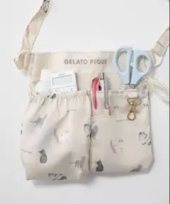 ジェラートピケ クラシコ ショルダーバッグ ウエストポーチ 猫 ナースバッグ