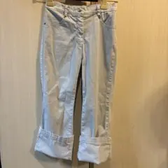 Amore ライトブルー ロングパンツ ウエストゴム