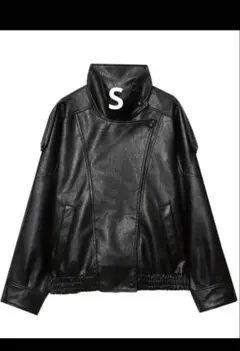 新品　フェイクレザージャケット　大人気