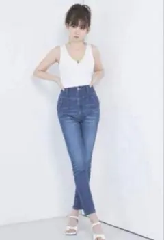 herlipto Paris High Rise Jeans Blue 23のサムネイル