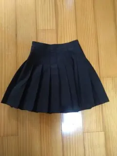 Shang pin プリーツスカート ミニ丈 ブラック 黒 Sサイズ