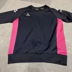 SVOLME サッカー フットサル 長袖シャツネイビー ピンク