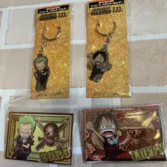 ワンピース ONEPIECE キーホルダー 缶バッジ ルフィ ゾロ