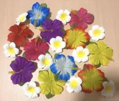 【即日発送】ハイビスカス プルメリア 南国風 造花 セット 夏婚 リゾート婚のサムネイル