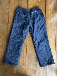 mont-bell 冬　防寒　ネイビー ／ピンク リバーシブル　長ズボン　雪遊び
