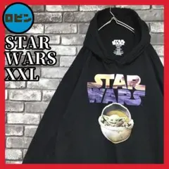 映画 スターウォーズ マンダロリアン ベビーヨーダ ムービー スウェット 黒