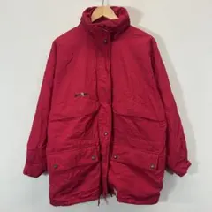90s FILA ナイロンジャケット 赤 ヴィンテージ 中綿