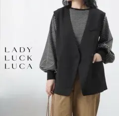 LUCA / LADY LUCK LUCA ベスト ジレ ブラック
