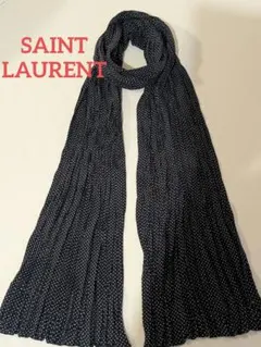 SAINT LAURENT PARIS ドット柄 ストール❦ SAINT LAURENT PARIS ドット柄 ストール❦ - メルカリ