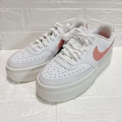 タグ付き 美品 NIKE コート ビジョン アルタ 25cm 厚底 ピンク