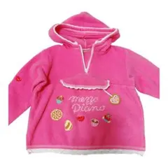 ❣️即日発送❣️メゾピアノ　フリースパーカー　アウター　ピンク　mezzopiano