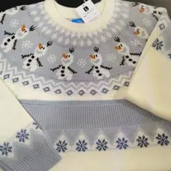 ディズニーリゾート　アナと雪の女王　オラフ　セーター　ニット プーさん＆オラフ！東京ディズニーリゾート セーター新発売