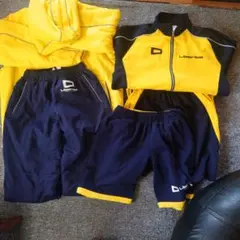 Liberta スポーツウェアセット イエロー/ネイビー　145 5点セット