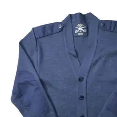 MILITARY SWEATER 32R ネイビー