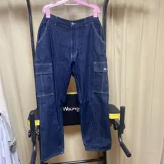 XLARGE ダークデニム カーゴパンツ