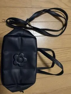 マリークワント　2way 黒　ショルダーバッグ