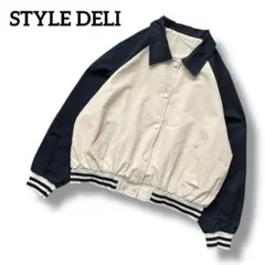 STYLE DELI　スタイルデリ　スタジャンテイストブルゾン　24awのサムネイル