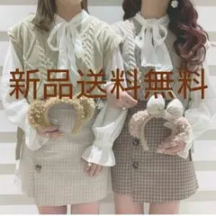 ヘザー Heather スカート 新品 2020 ラベンダー チェック