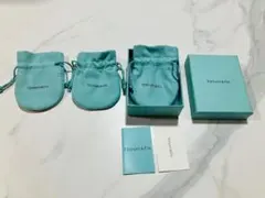 Tiffany & Co. アクセサリー空箱　ギフトボックスとポーチセット