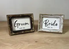 ウェルカムボード Groom & Bride セット