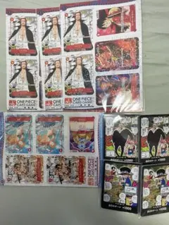 ワンピース トレーディングカード　ミニカード　最強ジャンプ　付録　セット