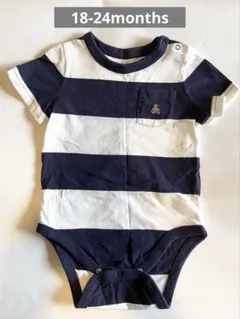 babyGap ストライプロンパース 18-24ヶ月