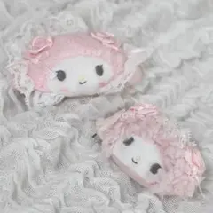 【未使用に近い】サンリオ*シークレットヘアピン*マイメロ*ピアノ*フリル*セット