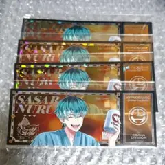 ヒプノシスマイク　オンラインくじ　チケット風ホログラムカード　簓