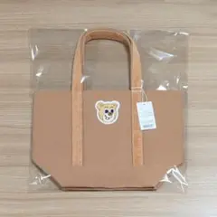 【新品・未開封】オールドテディ ワッペントートバッグ ベージュ(大) オールドテディ ワッペントートバッグ L/OTE-223024(ベージュ