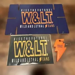 W&LT. キーホルダー　イナズマ　ウォルトステッカー　パズル型ノベルティ