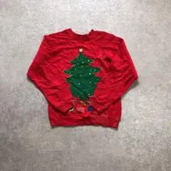 Hanes ヘインズ　ニット　トップス　赤　ニット　サイズL（14-16）