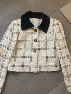 ビンテージ襟付きジャケット