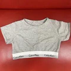 Calvin Klein 灰 L サイズ　ブラレット　半袖Tシャツ