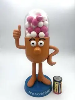 レトロ感満載 Mr.CONTAC 【特大】カプセル型フィギュア