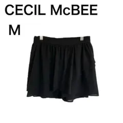 【レア/値下げ/送料無料】CECIL McBEE キュロット ブラック M