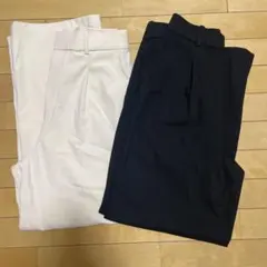 UNIQLO タックワイドパンツ　2色セット