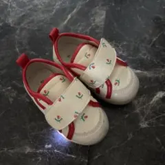 モイモルン　チューリップ総柄フラッシュシューズ