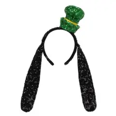 【完売品】TDL/TDS グーフィー スパンコール カチューシャ