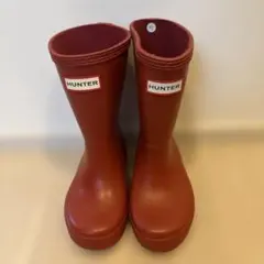 HUNTER Kids First Classic レインブーツ レッドのサムネイル