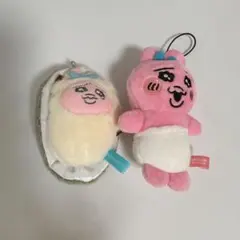 おぱんちゅうさぎ ぬいぐるみ マスコット 2種セット 牡蠣のサムネイル