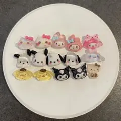 No.307【B級品】サンリオ　ネイルパーツ　デコパーツ　15個
