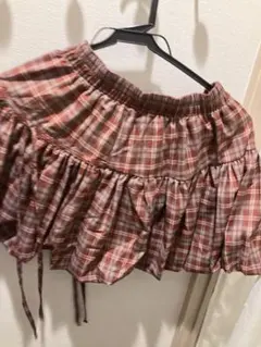 Axes femme チェック柄　ミニスカート　フレア