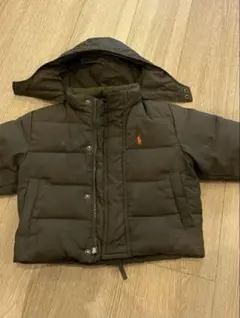 ラルフローレン ダウンジャケット 80 カーキ ベビーアウター キッズ