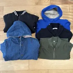 140サイズ　アウター　まとめ売り　男の子　冬　春　秋　5枚セット　匿名配送